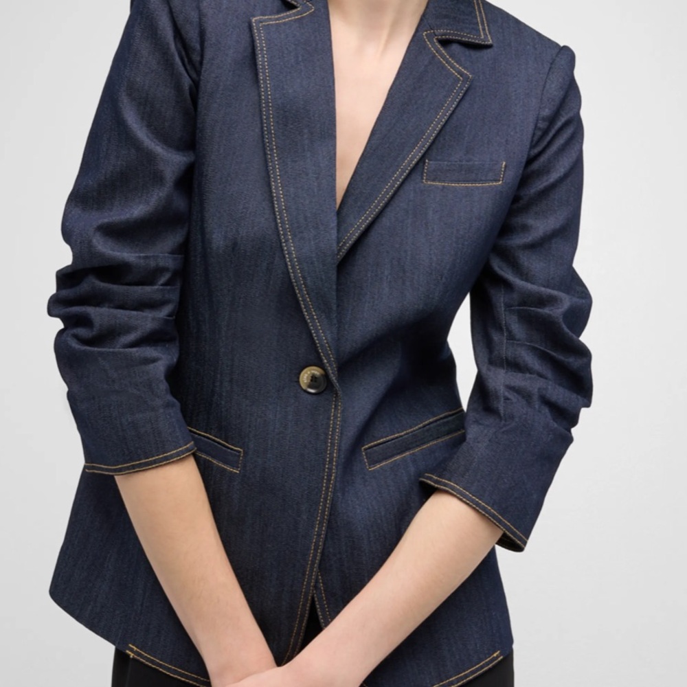 NWT Cinq a Sept denim blazer